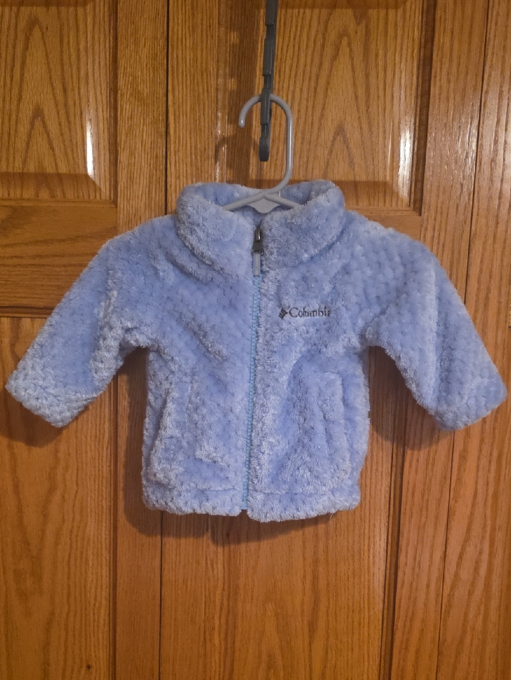 Columbia Light Blue Plush Kids Puffer Jacket